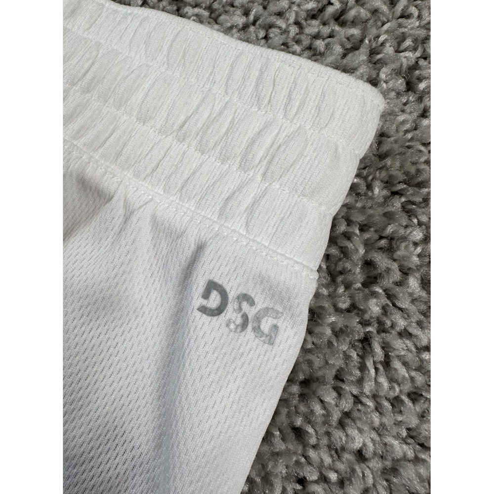 NEW DSG Girls Performance Mid Rise Mesh Athletic Shorts Pure White XL 16 - Picture 2 of 7